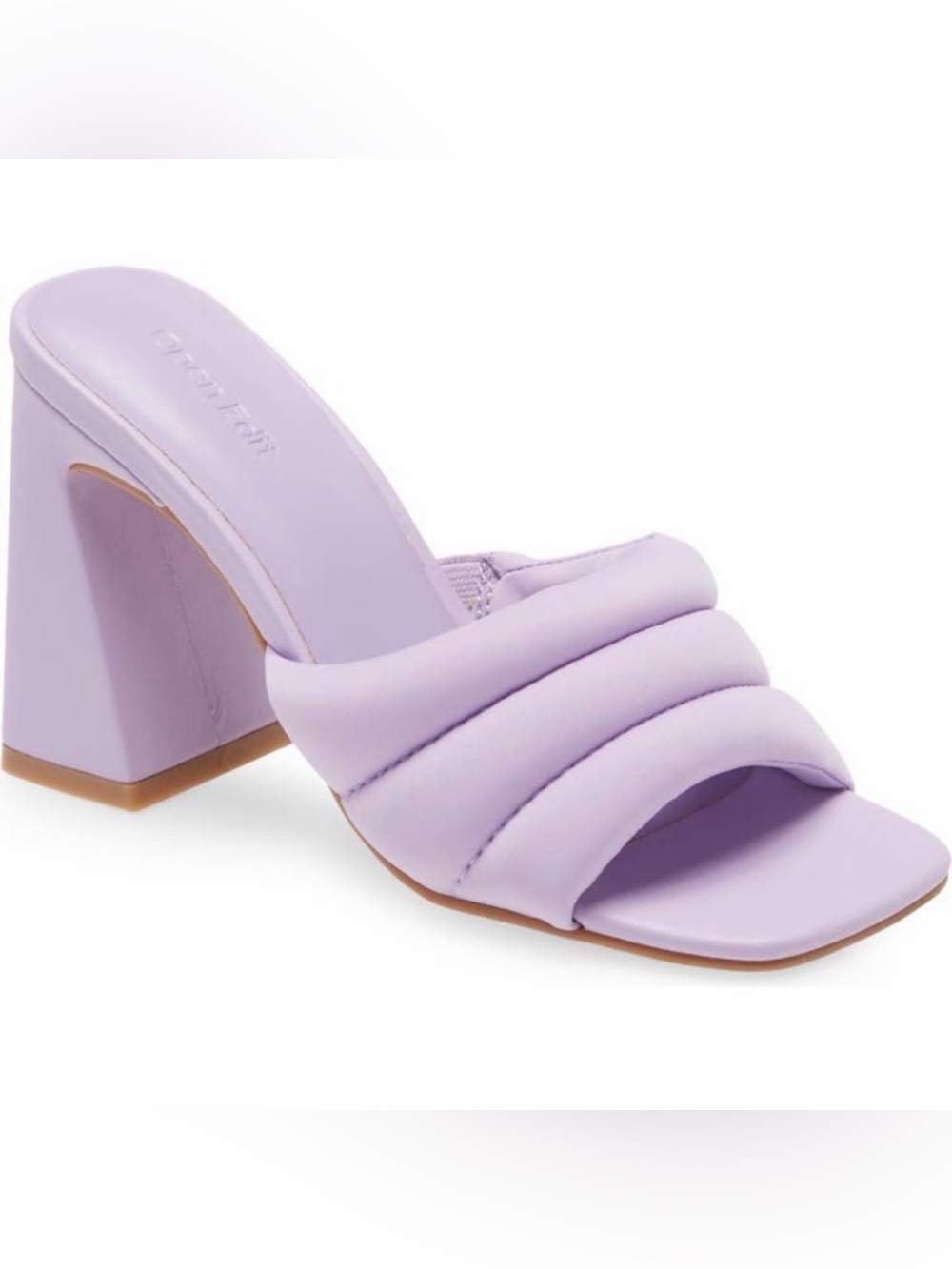 Open Edit Sheena Sandal Strappy Heels Purple US 7.5